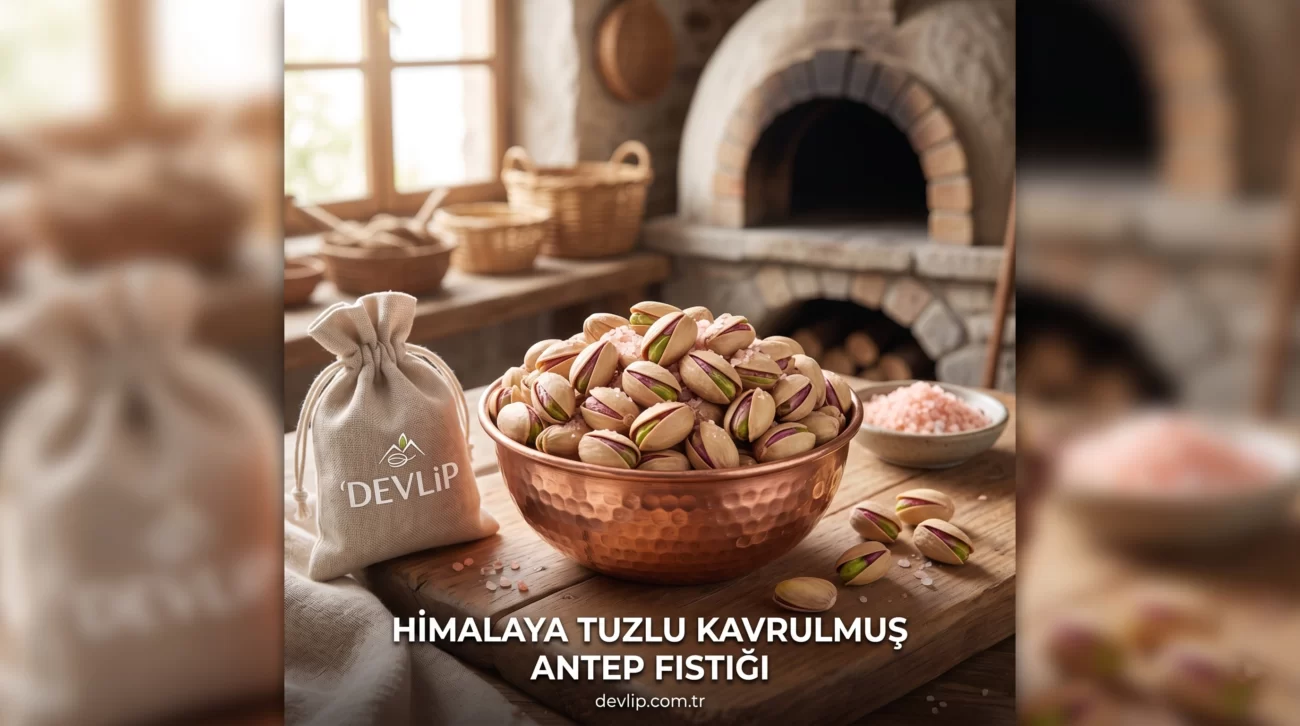 Taze kavrulmuş tuzlu antep fıstığı siparişi