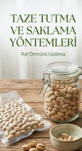 kavrulmamış antep fıstığı, çiğ fıstık saklama yöntemleri, nasıl saklanmalı, saklama koşulları